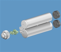 200ml dual cartridge sets 1:1 ratio 112390 pk/50