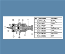 TS1212 Pinch Valve Repair Kit 1212-RKIT
