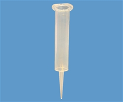 6cc Clear Barrel Tapered Tip 406T-1 pk/50