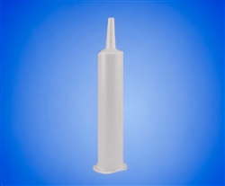 60cc Clear Barrel Tapered Tip 460T-1 pk/50