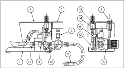Replacement Needle Valve Spare for DB815 Dispenser Part 560686