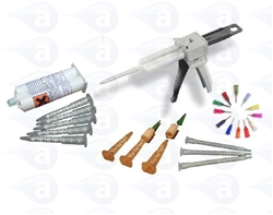 Low Odour Clear Toughened Acrylic 50ml Gun Kit 6000-KIT
