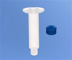 5cc Clear Barrel/ Blue Piston 7050LL1NBL-1000