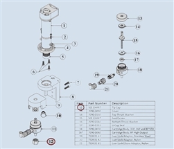 TS7000 Valve Cartridge Housing Assembly 7090-0020