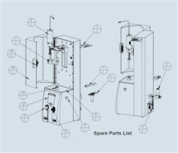 TS6500 Mixer Spindle Extension 7091-0120
