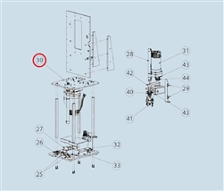 TS6500 Bearing Sleeve/Spindle Shaft Assy 7091-9130