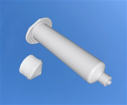 30cc Clear Barrel/ White Piston 7300LL1NW-500