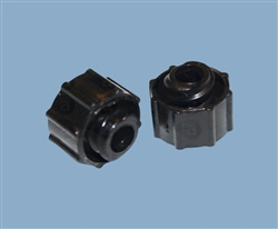 Black Luer Lock Flat Tip Cap 800-BLTC pk/50