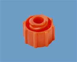 Orange Luer Lock Round Tip Cap 800-ORTC pk/50