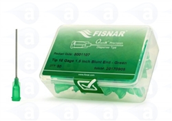 18G 1.5" Long Fisnar Tip Green 8001107 pk/50