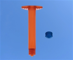 3cc Amber Barrel Blue Piston Kit 903-DEF pk/50