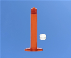 3cc Amber Barrel White Piston Kit 903-DW pk/500