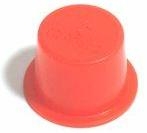 3cc Red Syringe Barrel Push-On End Cap pk/50 Part 903-EC2