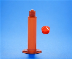 ADL 5cc Amber Barrel Red Piston Kit 905-DWR pk/50