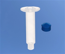 5cc Clear Barrel/ Blue Piston 905-NEF pk/50