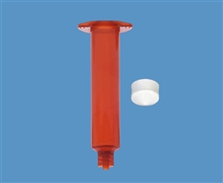 10cc Amber Barrel/White Piston 910-DW pk/1000