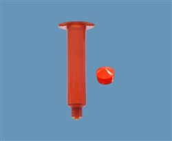 10cc Amber Barrel/Red Piston AD910-DWR pk/50