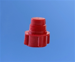 Threaded Tip Cap Red AD3P pk/10