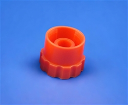 Orange Luer Lock Round Tip Cap AD400-ORTC pk/50