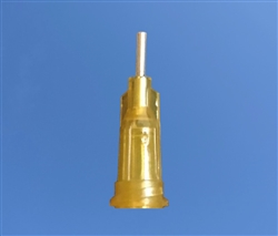 17G 0.25" Long Tip Lt. Amber AD717025 pk/50