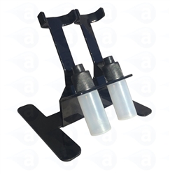 Dual Syringe Stand With Material Catch AD816-SBC2