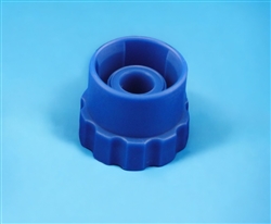 Blue Luer Lock Round Tip Cap AD900-BTC pk/50