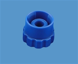 Blue Luer Lock Round Tip Cap AD900-BTC pk/50