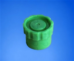 Green Luer Lock Flat Tip Cap AD900-GNTC pk/50