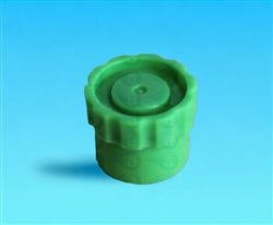 Green Luer Lock Flat Tip Cap AD900-GNTC pk/500