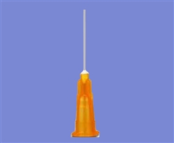 25 Gauge 1.0" Long Tip Orange E25-1 pk/1000