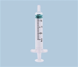 2ml Graduated Syringe Luer Slip MS402L-1G-EM pk/50