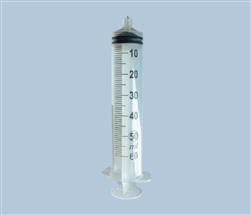60ml Graduated Syringe Luer Lock MS460LL-1G pk/50