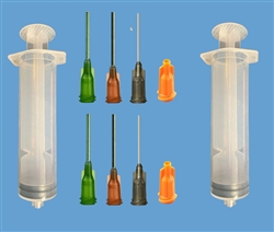 Manual 60ml Luer Lock Syringe/Cap/Tip Kit SA7995
