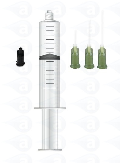 Luer lock assorted syringe tip component kit SA8477 Adhesive