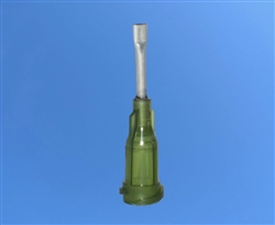 14G Flat 0.50" Long Tip Olive AD714050VL pk/50