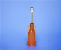 15G Flat 0.50" Long Tip Amber A715050VL pk/50