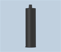 310ml Black Cartridge HDPE TS110C-BLACK-10