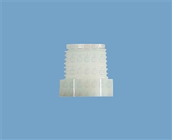 Threaded Tip Cap White Natural TS3PN pk/50