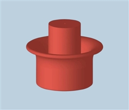 Snap-on Cartridge Tip Cap Red TS5P-1000