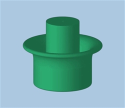 Snap-on Cartridge Tip Cap Green TS5P-GREEN-1000