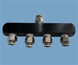 4 Way Air Aluminium Manifold TS98-4A