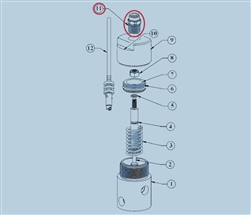 Air Fitting 1/4" Push Tube 1/4" Thread TSD1002-26