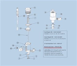 Seal Removal Tool for TS5420 Valve TSD1113-28