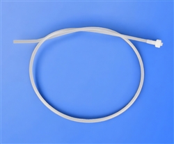 24" Clear Luer Lock Fluid Line TSD126-124PK pk/10