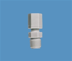 3/8" Thread to 3/8" Tube White Straight TSD1566-6P