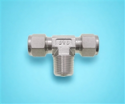 1/4" Thread to dual 1/4" Tube Tee TSD931-89D