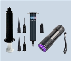 UV Adhesive Kit Torch, Syringe & Tip UV4008-KIT6